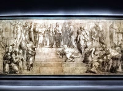 "Scuola di Atene": cartone preparatorio